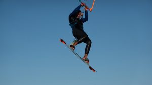 Kiter im Sprung